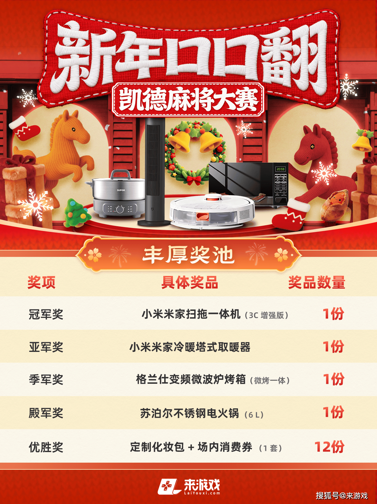 【来游戏×凯德广场·武胜】新年口口翻麻将比赛火热进行中!